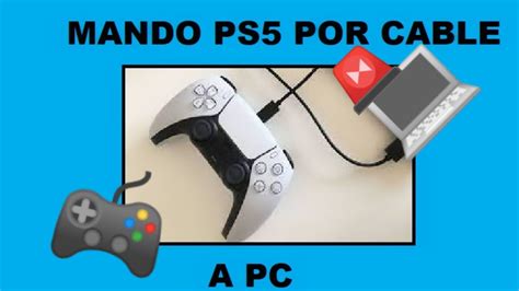 Como CONECTAR El MANDO De PS5 Al PC DualSense Por CABLE USB 2022 Como