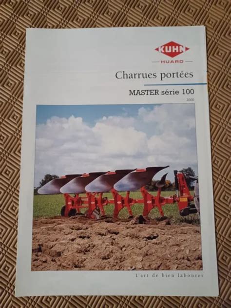 Prospectus Brochure Charrue Kuhn Huard No Tracteur Eur Picclick Fr