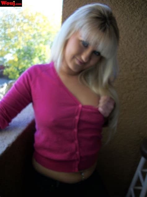 Cute Blonde Amateur Poses For Her First Shoot With Wouj Photos