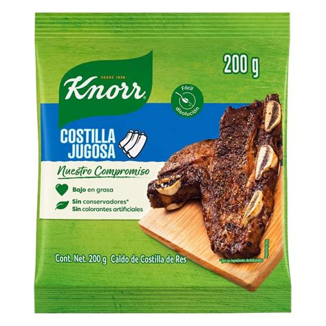 Caldo De Costilla De Res Knorr Jugosa En Polvo G Walmart