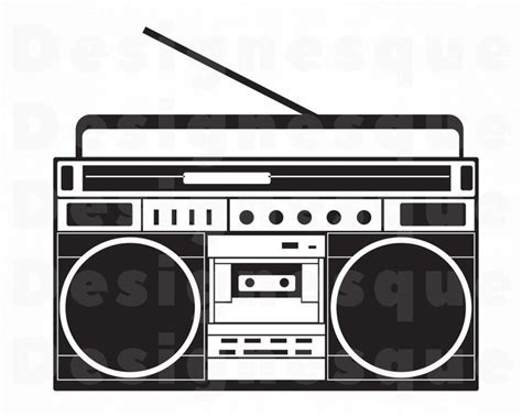 Boombox Speaker Svg