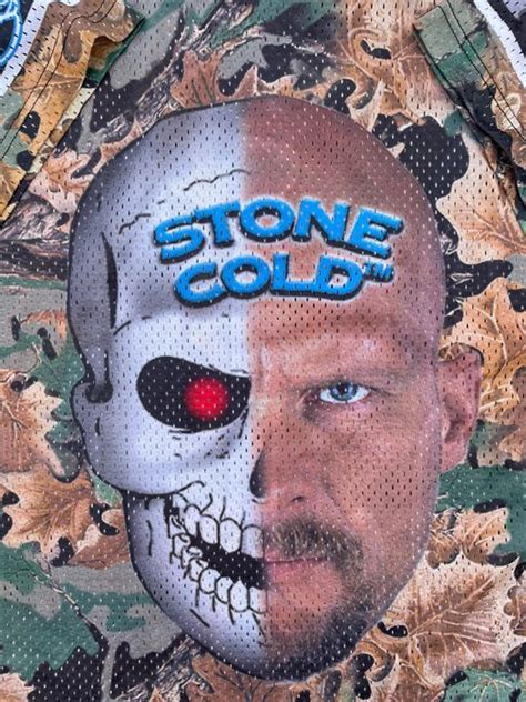 Vintage Vintage Stone Cold Steve Austin Camo Jersey | Grailed