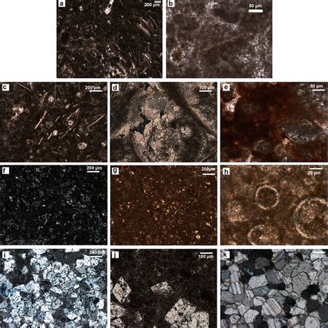 Photomicrographs Of Thin Section A Red Verona General View B Red