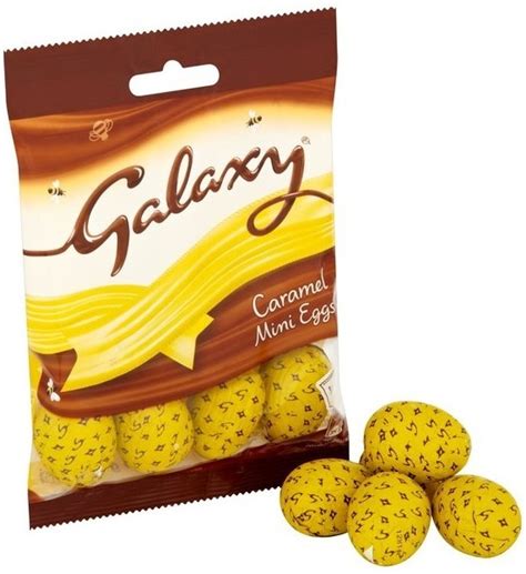 Galaxy Chocolate Caramel Mini Eggs Bag 84g At Mighty Ape Nz