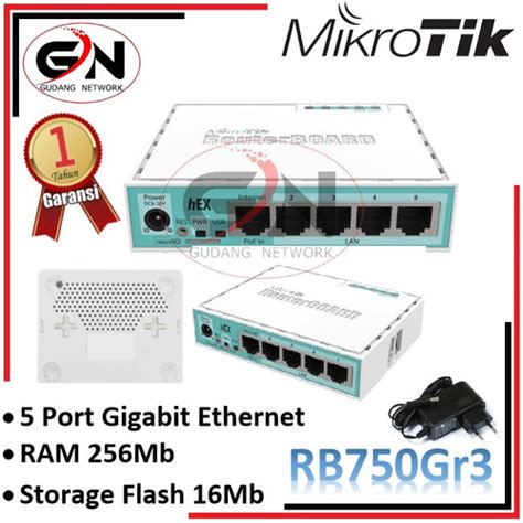 Jual Mikrotik Rb750gr3 Hex Router Mikrotik Rb750 Gr3 Hex Rb 750gr3