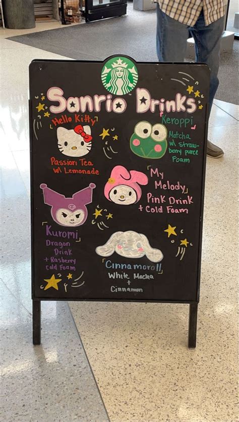 Sanrio Starbucks Starbucks Drinks Diy Hello Kitty Starbucks Drinks