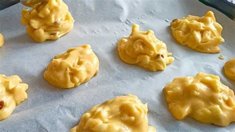 Biscuits aux pommes et aux raisins secs une recette très facile et