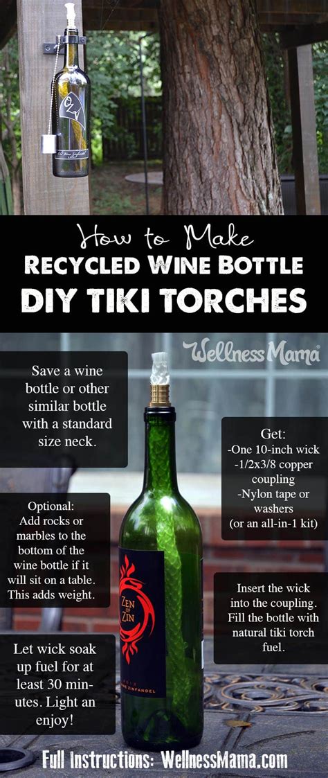 How To Make Recycled Wine Bottle Tiki Torches Artofit