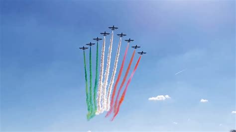 Sorvolo Frecce Tricolori Monza Youtube