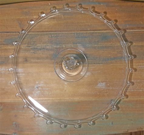 Center Handle Serving Tray Lariat Heisey Glass Vintage Etsy