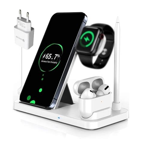 In Wireless Charger Stand Qi Fast Charging Dock Station