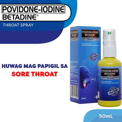 Betadine Throat Spray 50mL Shopee Philippines