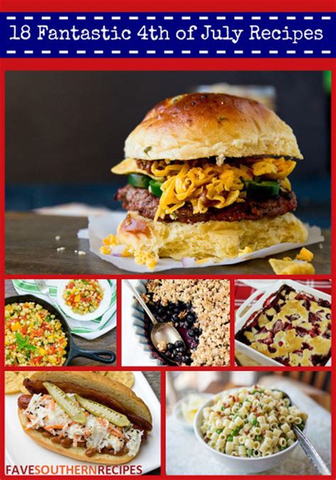 18 Fantastic 4th of July Recipes | FaveSouthernRecipes.com