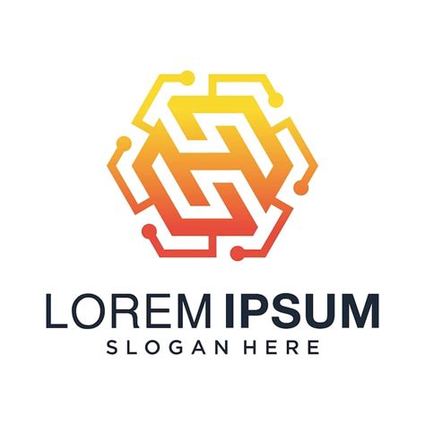 Ilustración de diseño de logotipo colorido letra a Vector Premium