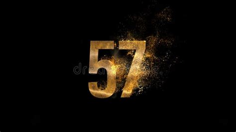 Golden Number From Particles Numbering Fifty Seven Golden Numbers