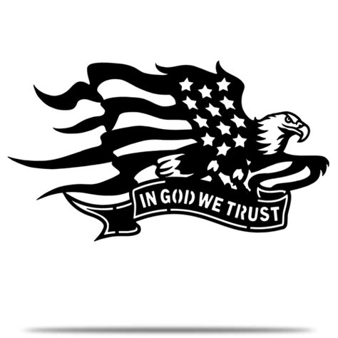 In God We Trust - Motorcity Metal Designs