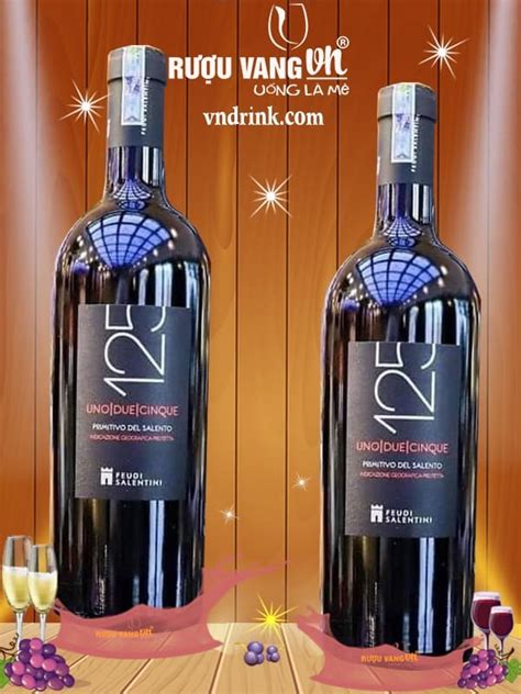 Rượu Vang 125 Primitivo del Salento 12 5 Ý giá bán tốt