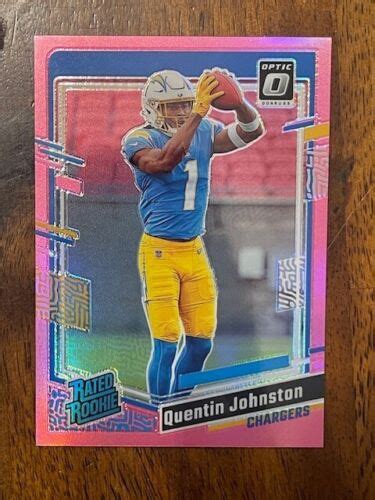 2023 Panini Optic Quentin Johnston Rated Rookie 265 Pink Prizm