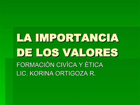 Los Valores En Los Jovenes Ppt