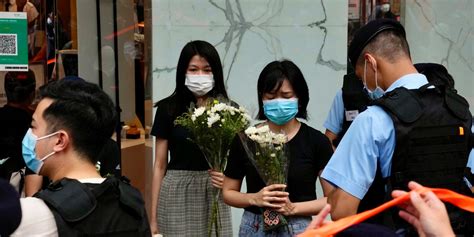 Suicide Attack On Hong Kong Police Officer Highlights Tension Over