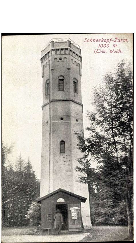 Schneekopfturm öffnet Thüringen kommt wieder über 1000 Meter Suhl