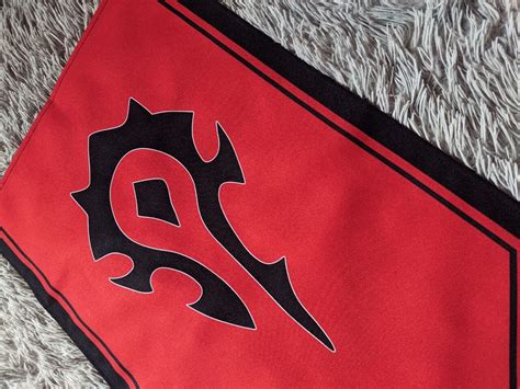 Horde Banner Wow Wall Decor Gift for Gamer Game Room - Etsy