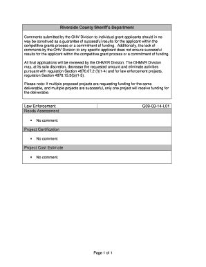 Fillable Online Ohv Parks Ca Riverside County Sheriff S Department Fax