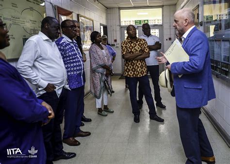 Tour Of IITA Facilities By Mr Ousmane Diagana Vice Presid Flickr