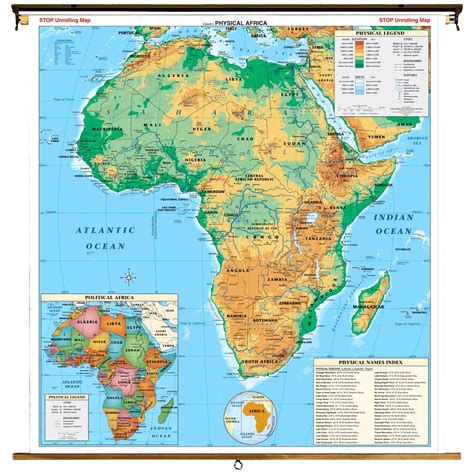 Mapa Interactivo Africa Fisico Mapa