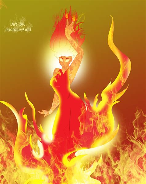 Female Fire Elemental