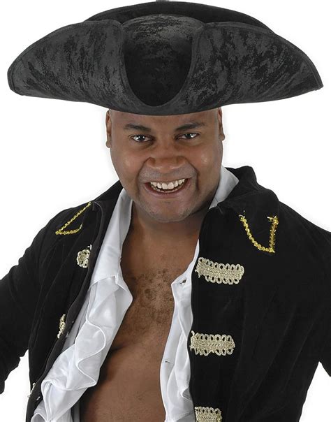 Elope Black Suede Swashbuckling Buccaneer Pirate Captain