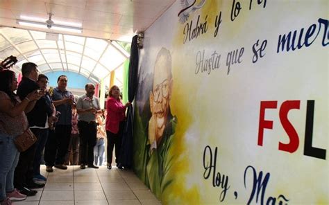 Develan mural en honor a Tomás en UNAN Managua Radio La Primerisima