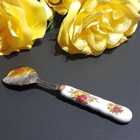 Vintage Royal Albert Old Country Roses Inch Teaspoon Jam Spoon