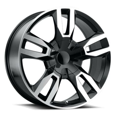 22 Voxx Replica Rst Gloss Black Machined Face Wheel 22x9 6x55 24mm Rim Ebay