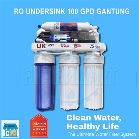 Jual MESIN RO 100 GPD 5 STEP STAGE GANTUNG MESIN REVERSE OSMOSIS