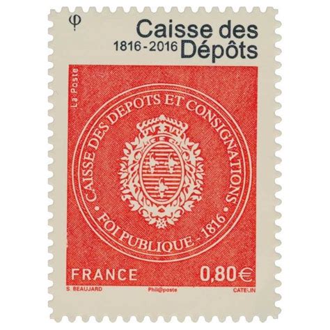 Timbre autoadhésif de France N1269A Caisse des Dépôts Philantologie