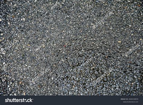 Wet Asphalt Texture Background Material Stock Photo