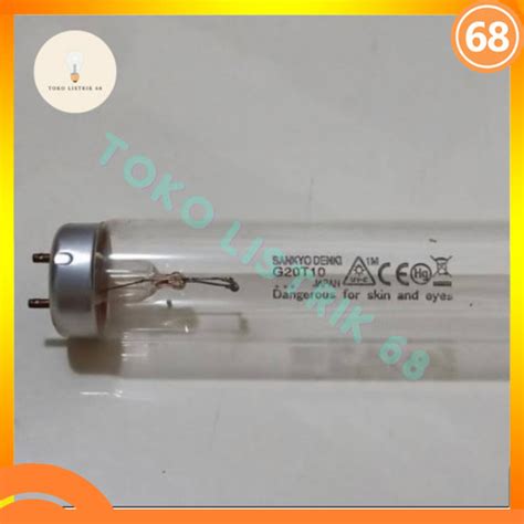 Jual Lampu UVC Kuman G20T10 20watt UV Germicidal Lampu Kuman SANKYO