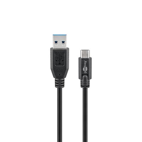 Goobay Sync Charge Super Speed USB C To USB A 3 0 Charging 2m Cable