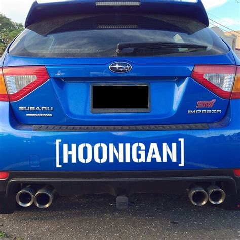 HOONIGAN Vinyl Decal Sticker Graphic Ken Block Rally Racing