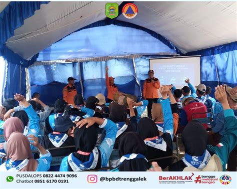 BPBD Kabupaten Trenggalek Hari Ini Menjadi Pemateri Dalam Acara