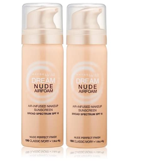 2 Pack Maybelline New York Dream Nude Air Foam Foundation Choose