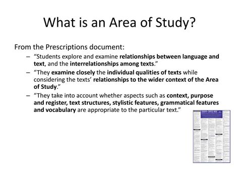 Ppt Area Of Study Powerpoint Presentation Free Download Id2034013