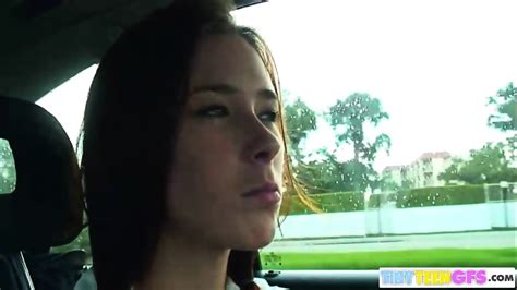 BrookeSkye Fingering Wet Pussy On Car While Raining Outside