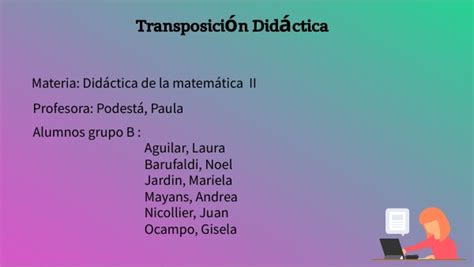 Transposición Didáctica