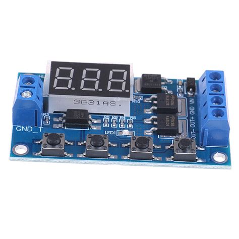 Led Dc V V Dual Mos Control Cycle Trigger Timer Delay Relay Module