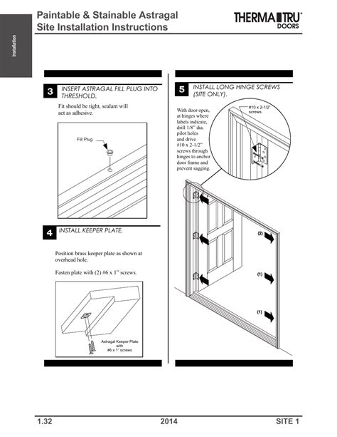 Therma-Tru Doors Installation User Manual | Page 32 / 76