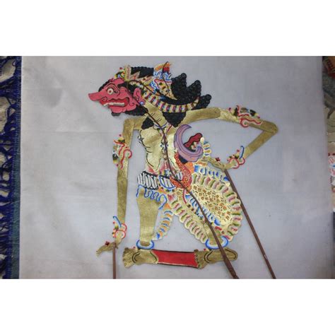 Jual Wayang Kulit Asli Burisrawa Burisrowo Cm Standar Dalang