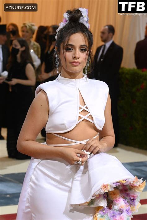 Camila Cabello Sexy Seen Braless Showing Off Her Hot Tits At The Met Gala In New York City Aznude