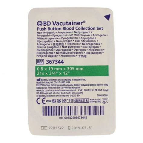 Buy BD Vacutainer Push Button Blood Collection Sets At Medical Monks